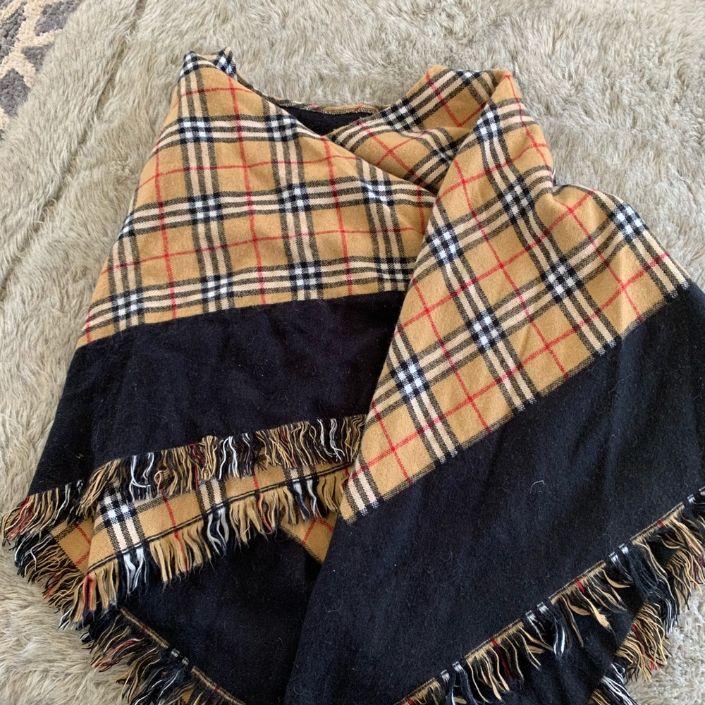Plaid wool print Burberry copy - Picture 2 of 2